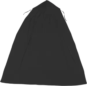 LIFKOME Halloween Cloak Creative Cape 110cm Black Robe Unique Cosplay Costume Performance Wear
