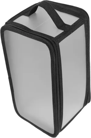 MAGICLULU Foldable Waterproof Storage Box for Travel Makeup Bag Zipper Compact Portable Toiletry Kit