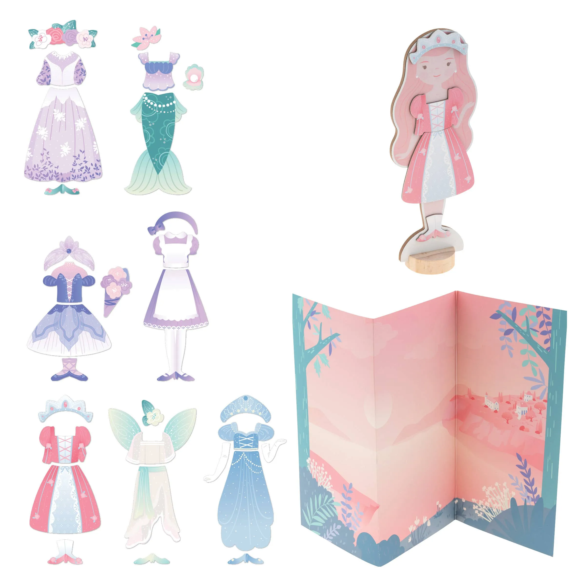 Magnetic Dress Up Doll - Fairytale