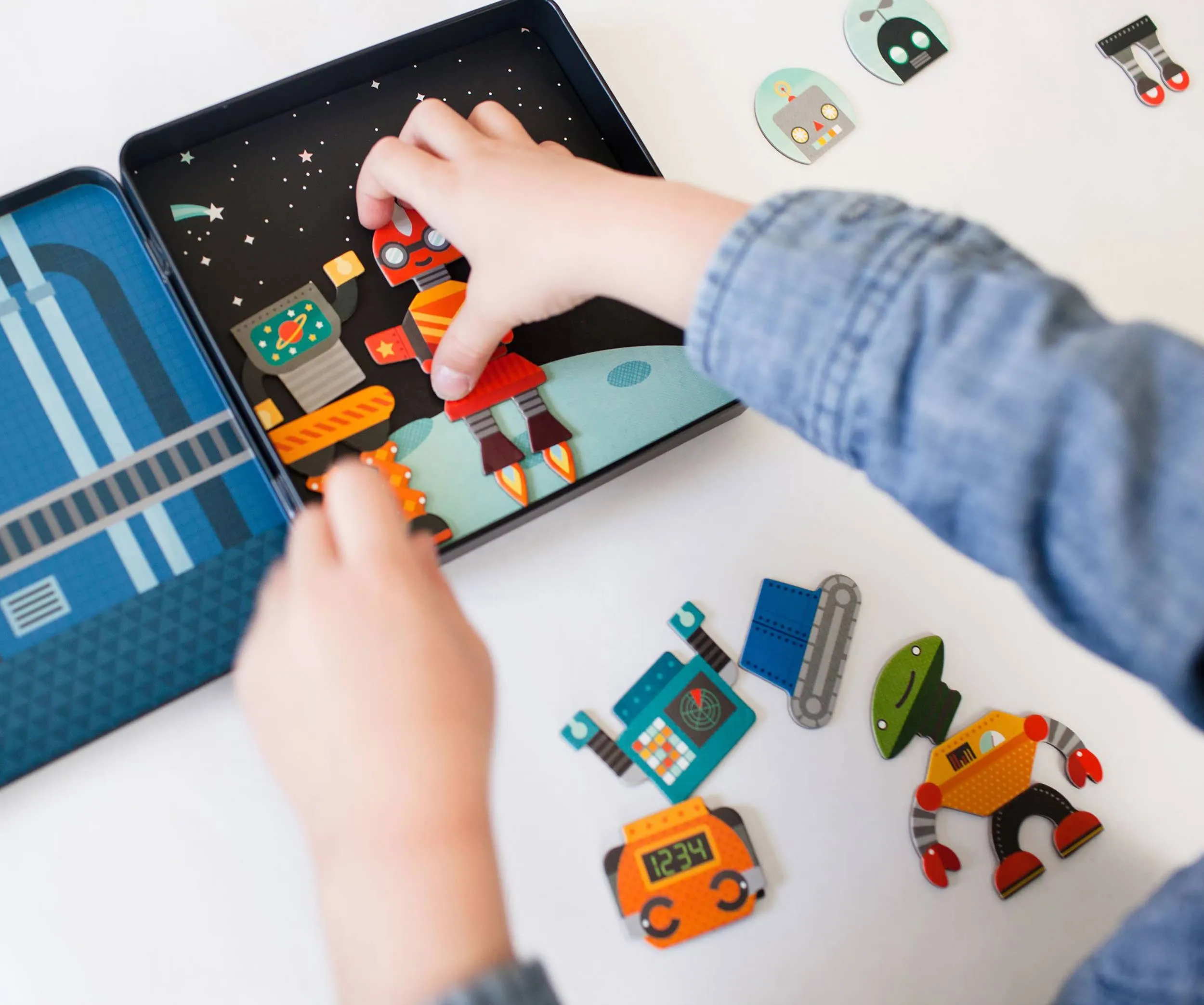 Magnetic Play Set - Robot Remix