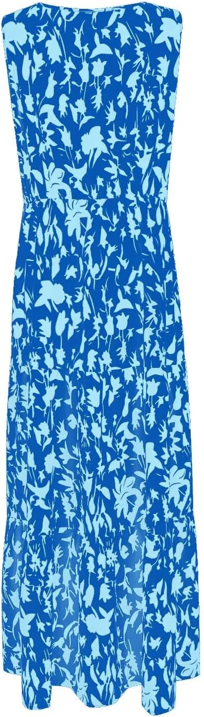 Maxi Dresses for Women 2025 Casual Spring Summer Maxi Dress Sleeveless Sundresses Dresses for Women