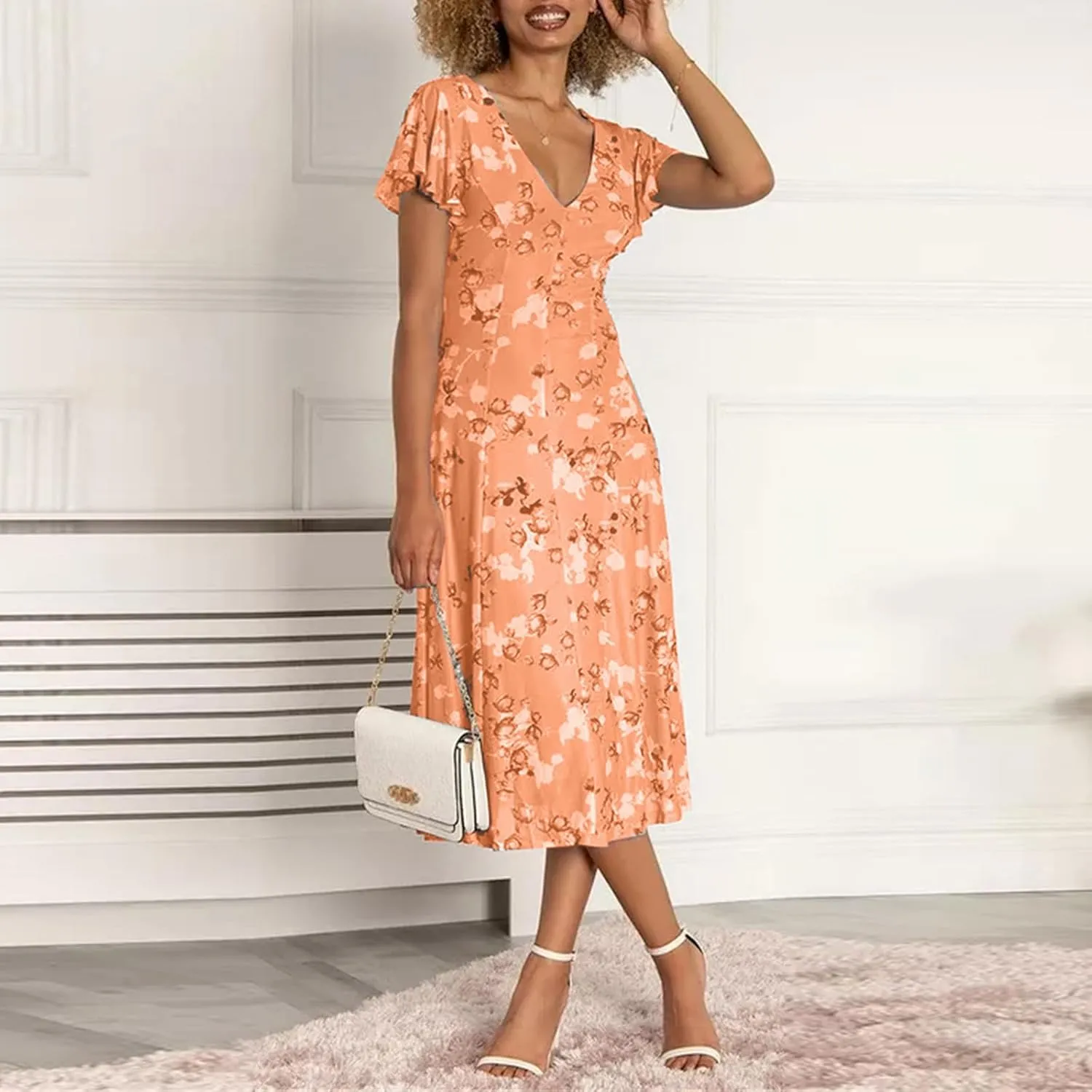 Maxi Dresses for Women 2025 Chiffon Dress Summer Dresses for Women Spring Summer Casual Maxi