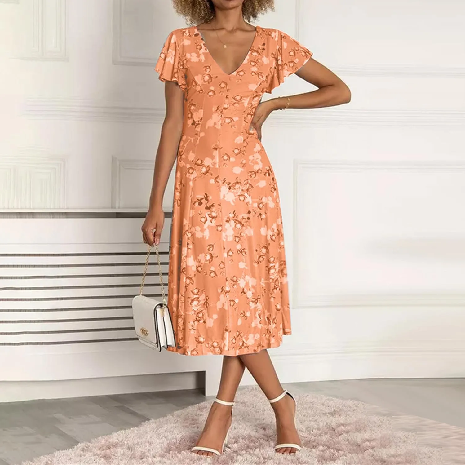 Maxi Dresses for Women 2025 Chiffon Dress Summer Dresses for Women Spring Summer Casual Maxi
