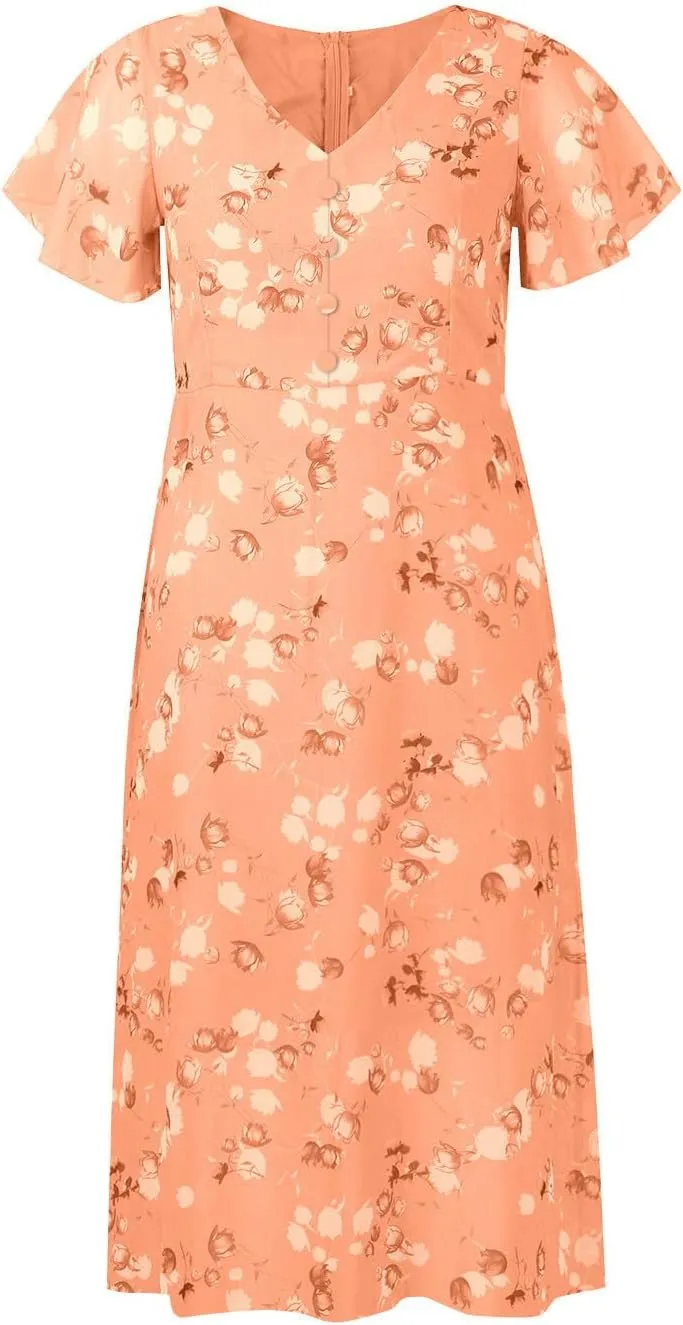 Maxi Dresses for Women 2025 Chiffon Dress Summer Dresses for Women Spring Summer Casual Maxi