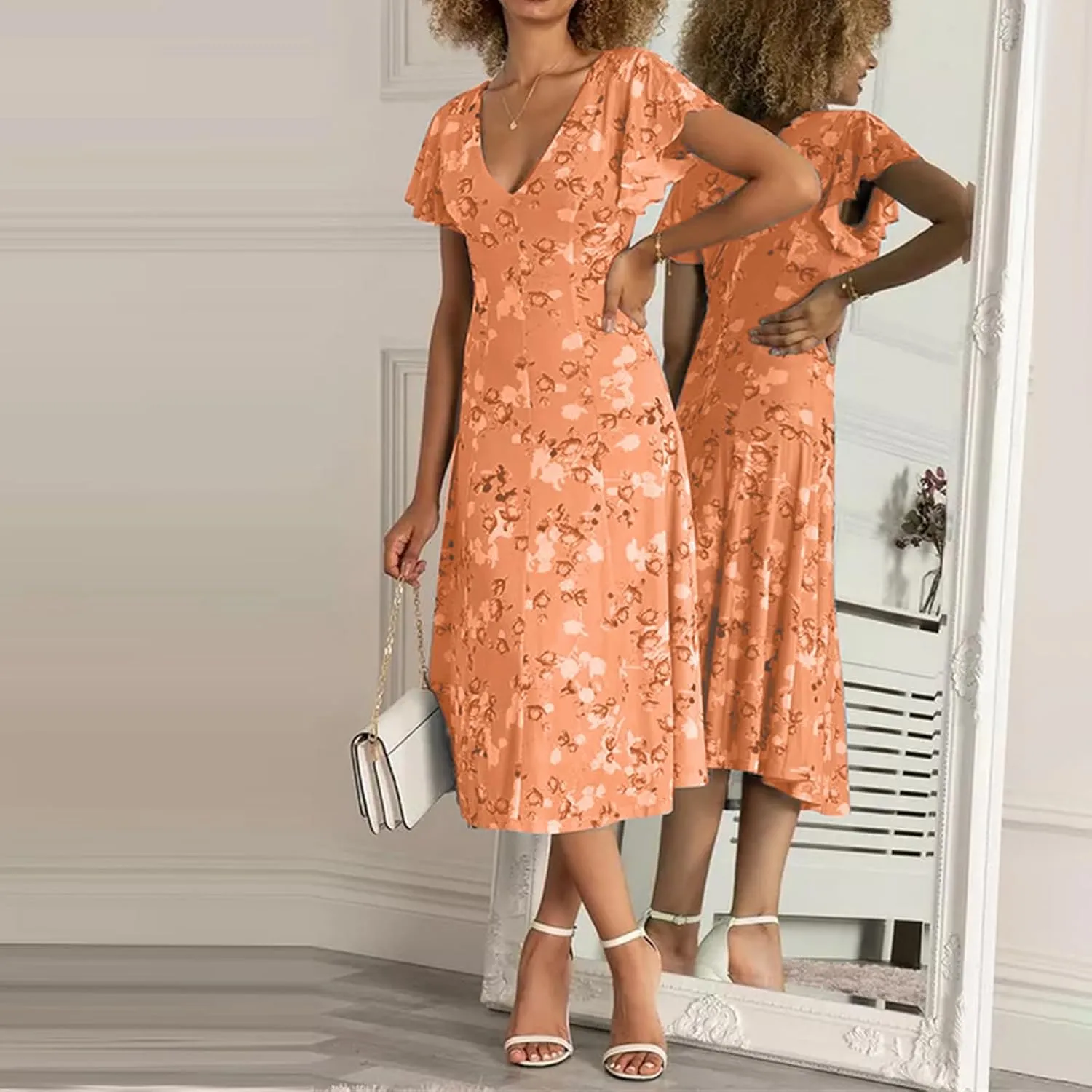 Maxi Dresses for Women 2025 Chiffon Dress Summer Dresses for Women Spring Summer Casual Maxi