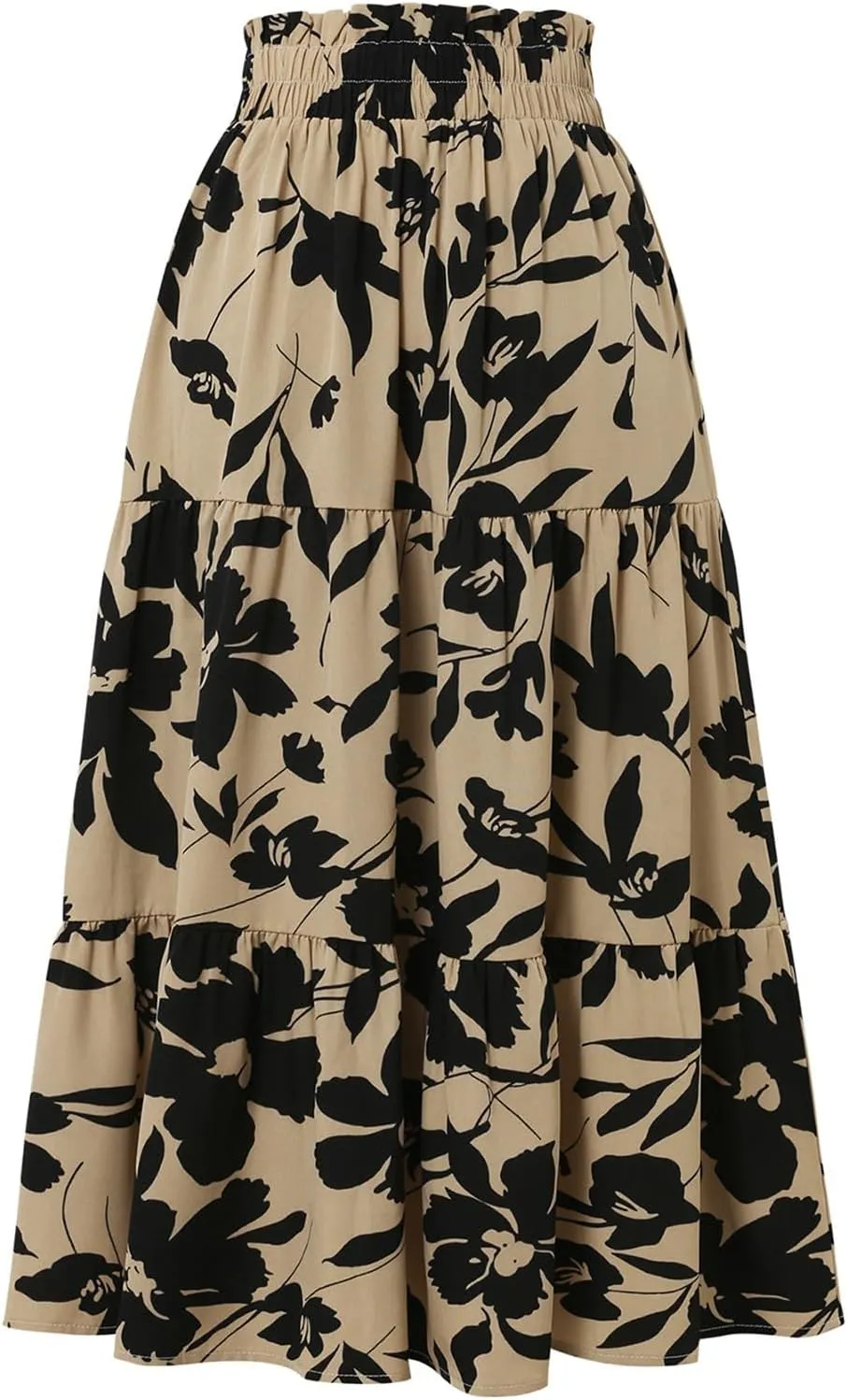 Maxi Skirt Maxi Spring Flowy Boho Comfy Tiered Western Women's Maxi Skirt