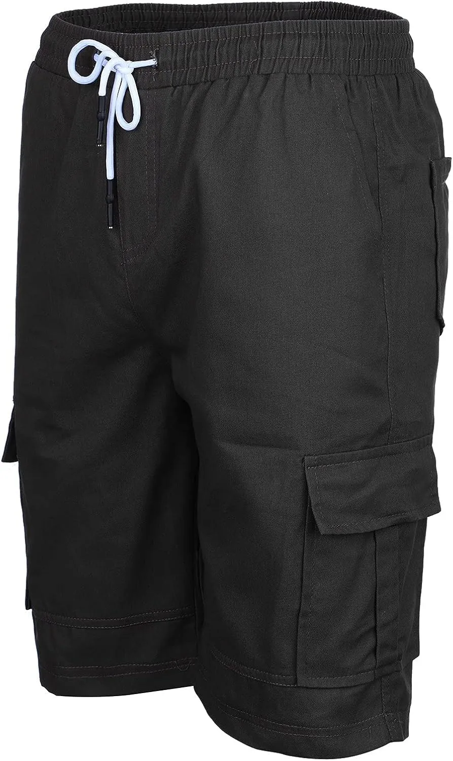 Mens Classic Cargo Work Shorts Sports Pants Loose Straight Leg Trouser with Pockets Hiking Outdoor Joggers Overalls