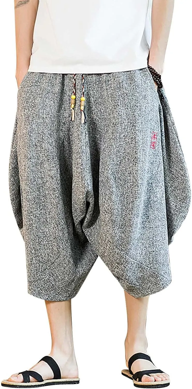 Mens Plaid Pants Mens Casual Elastic Drawstring Cargo Pants Lightweight Relaxed Fit Cotton Workout Sweatpants 2023