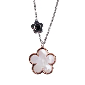 Mother of Pearl Flower Necklace