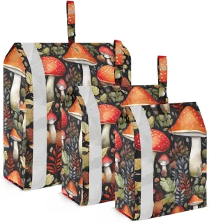 Mushroom Packing Cubes for Travel 3 Set Packing Travel Organizer Cubes Suitcase Organizer for Travel Compression