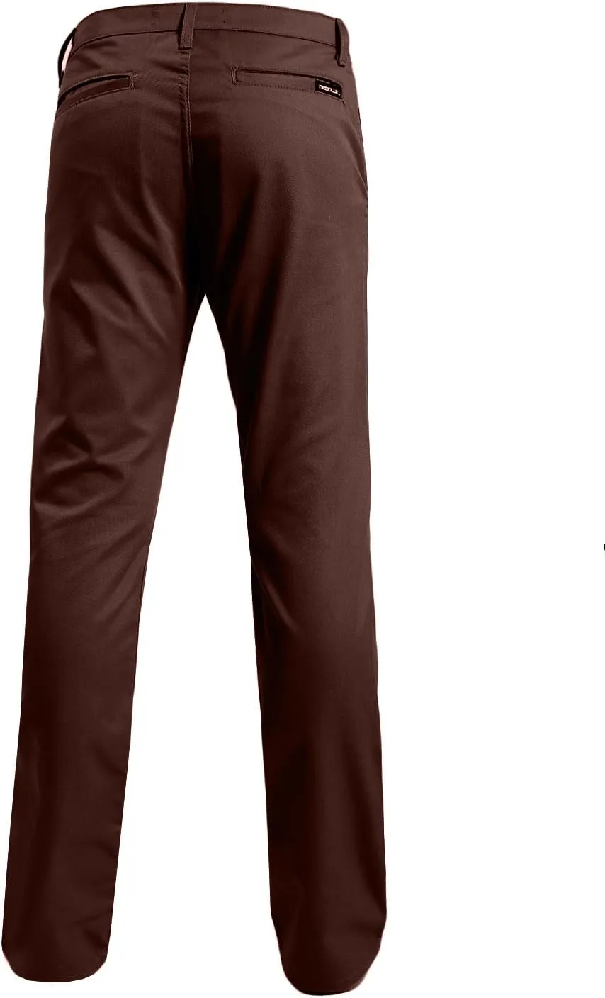 NE PEOPLE Mens Chino Pants  Basic Classic Slim Fit Twill Stretch Solid Casual Work Trouser