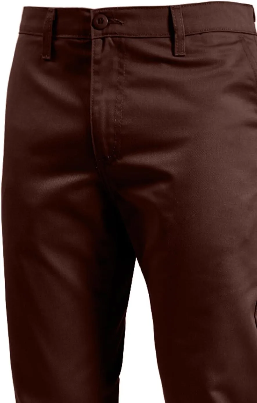 NE PEOPLE Mens Chino Pants  Basic Classic Slim Fit Twill Stretch Solid Casual Work Trouser