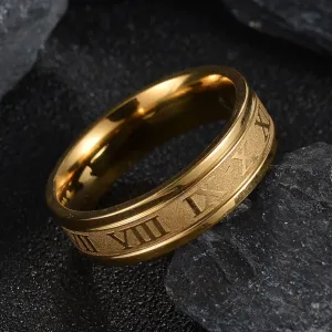 NOELLE  Modern Roman Numeral Ring