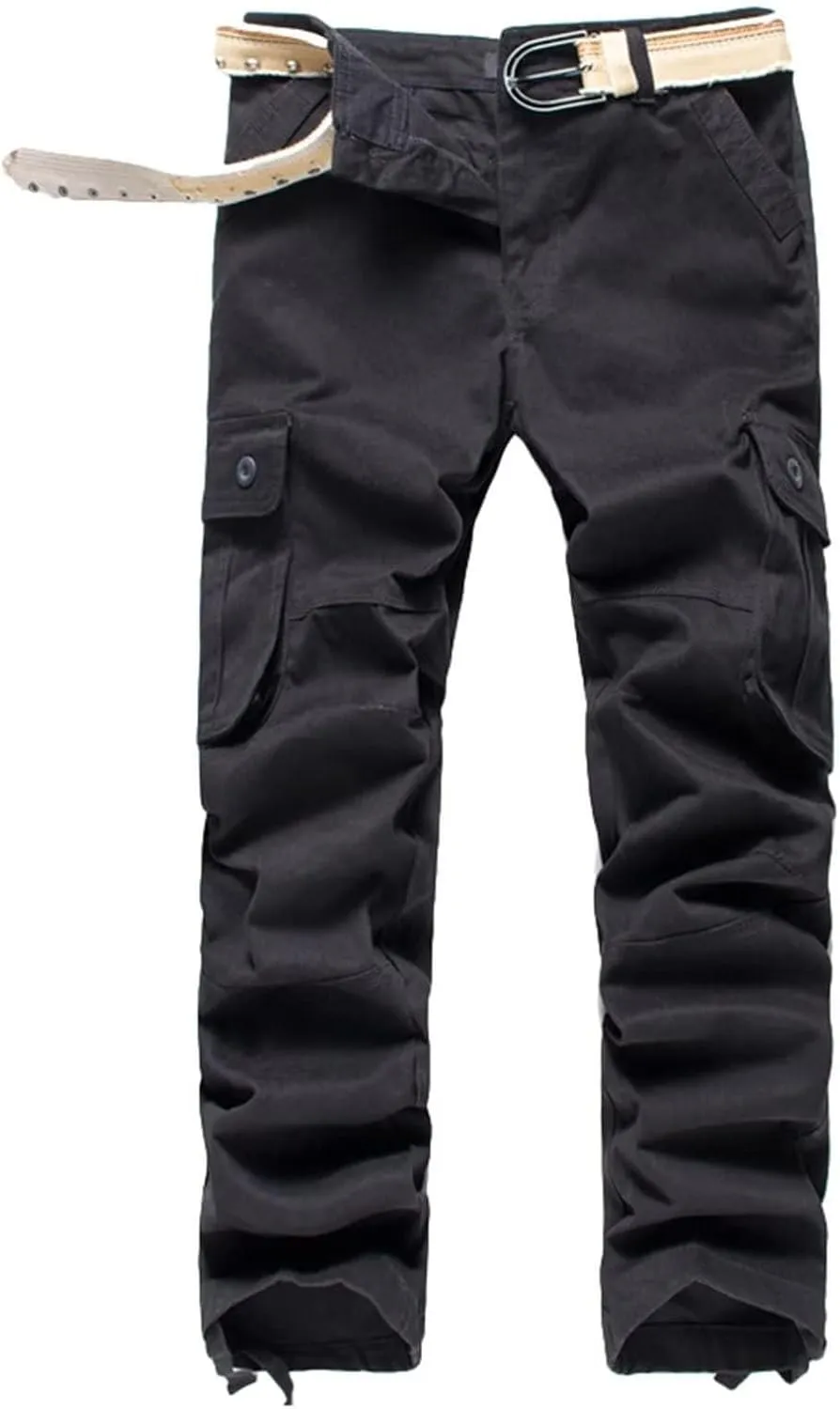 Pants for Men Cargo Work Pants for Men Men's Work Pants Relaxed Fit Fleece Lined Jeans Pants Men Mens Carpenter