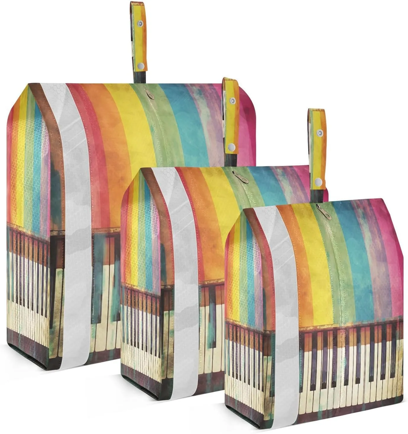 Piano Keys Packing Cubes for Travel 3 Set Travel Packing Cubes Luggage Organizer Bags for Travel