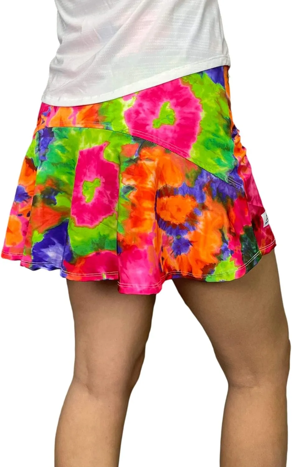 Pink Tie Dyed Flutter Style Golf/Tennis Skort/Skirt