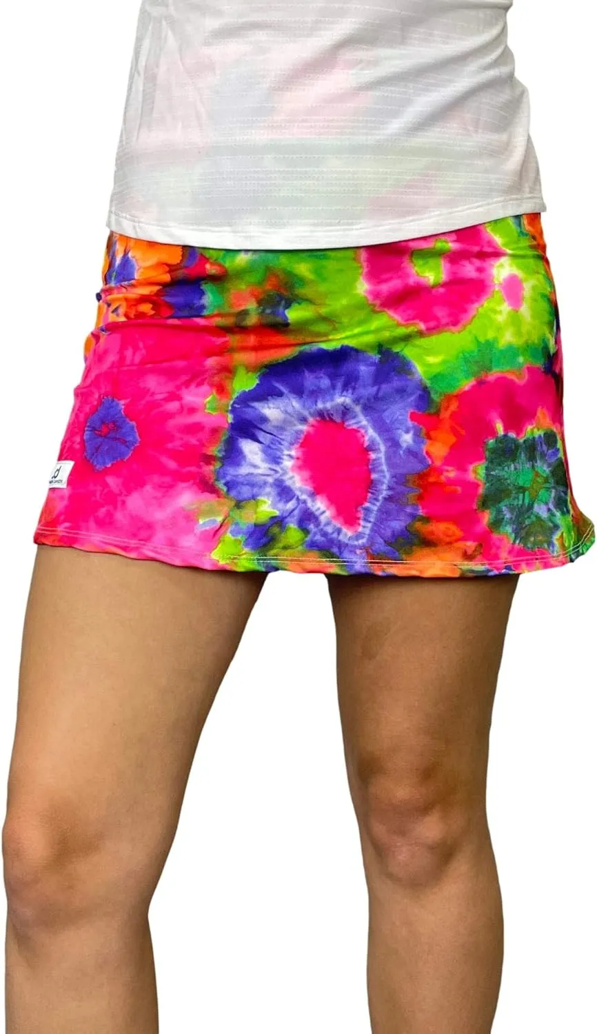 Pink Tie Dyed Flutter Style Golf/Tennis Skort/Skirt