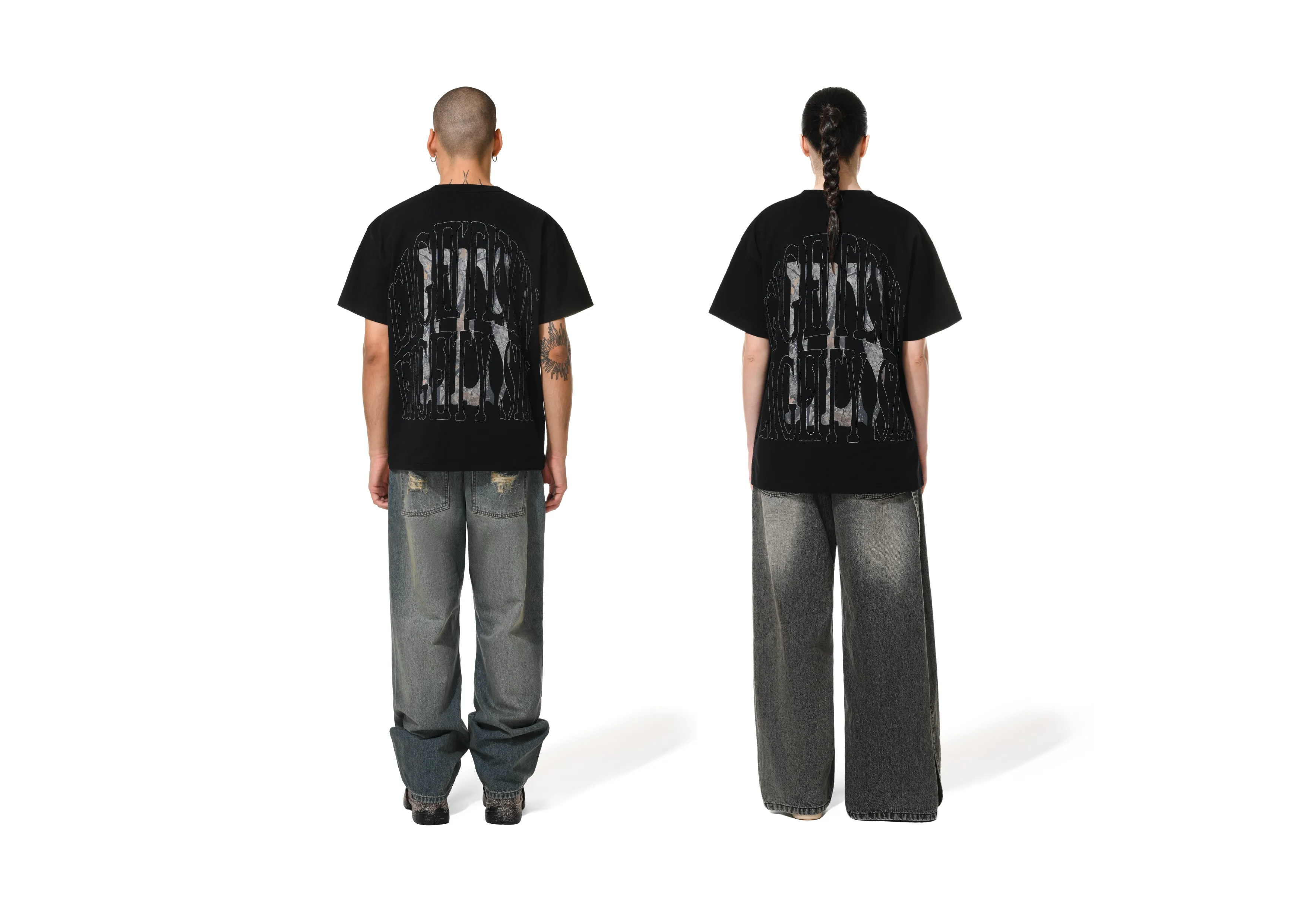 Roman Numeral T-Shirt - Black