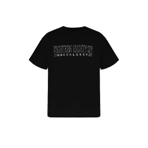 Roman Numeral T-Shirt - Black