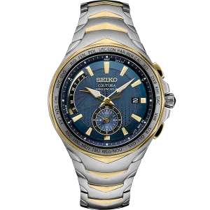 Seiko Coutura SSG020 Radio Sync Solar Dual Time 10 ATM Water Resistant 44.6mm Men's Watch