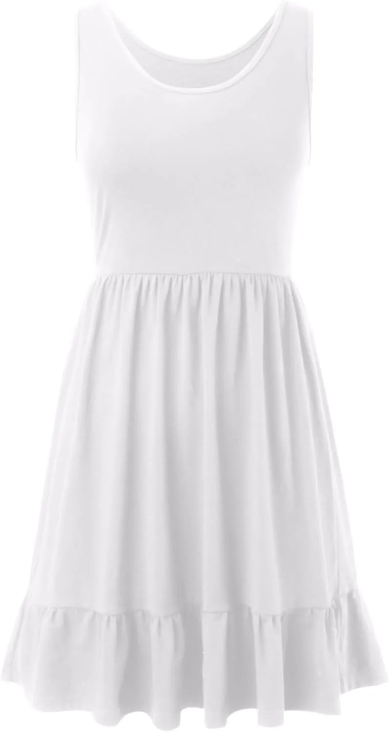 Sleeveless Knee Length Retro A Line Flared Swing Formal Prom Party Dress Floral Sleeve Dress