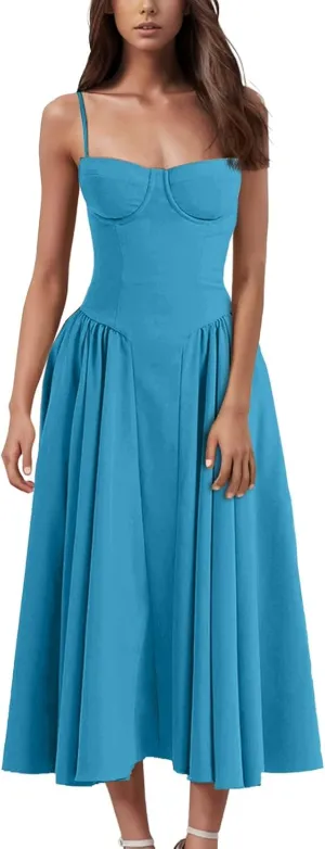 Spring Dresses for Women 2025 Sleeveless Maxi Dress Summer Dresses for Women 2025 Boho Dresses