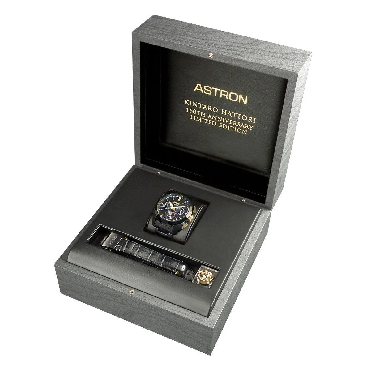 SSH073J1 - Mens Astron GPS Solar Kintaro Hattori 160th Anniversary Limited Edition Watch