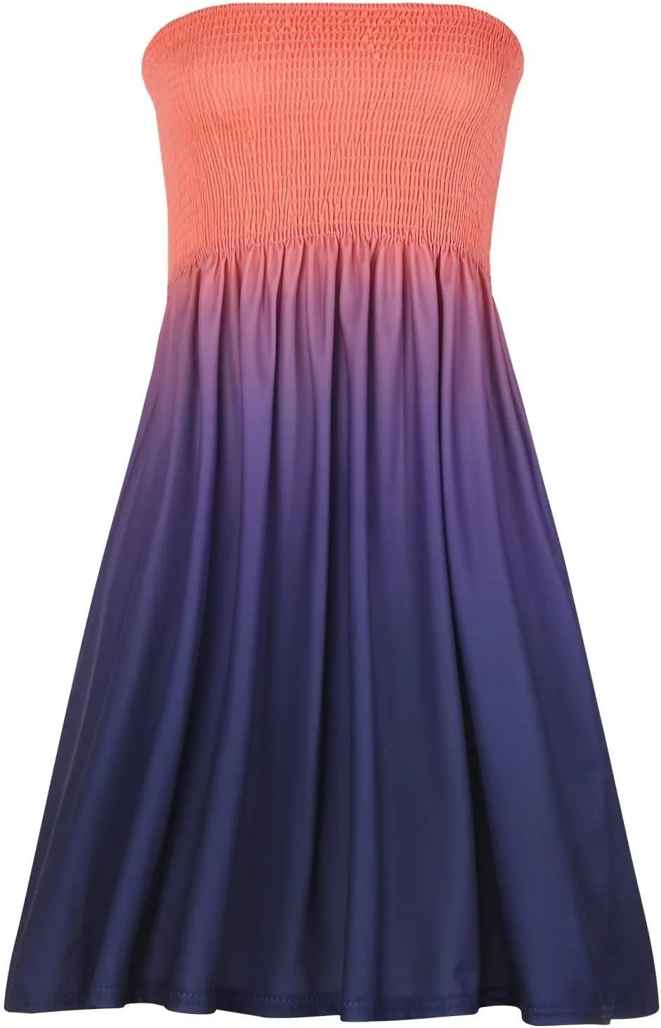 Summer Boho Dresses for Women 2024 Sexy Strapless Sundress Off The Shoulder Beach Dresses Tube Top Dress Trendy