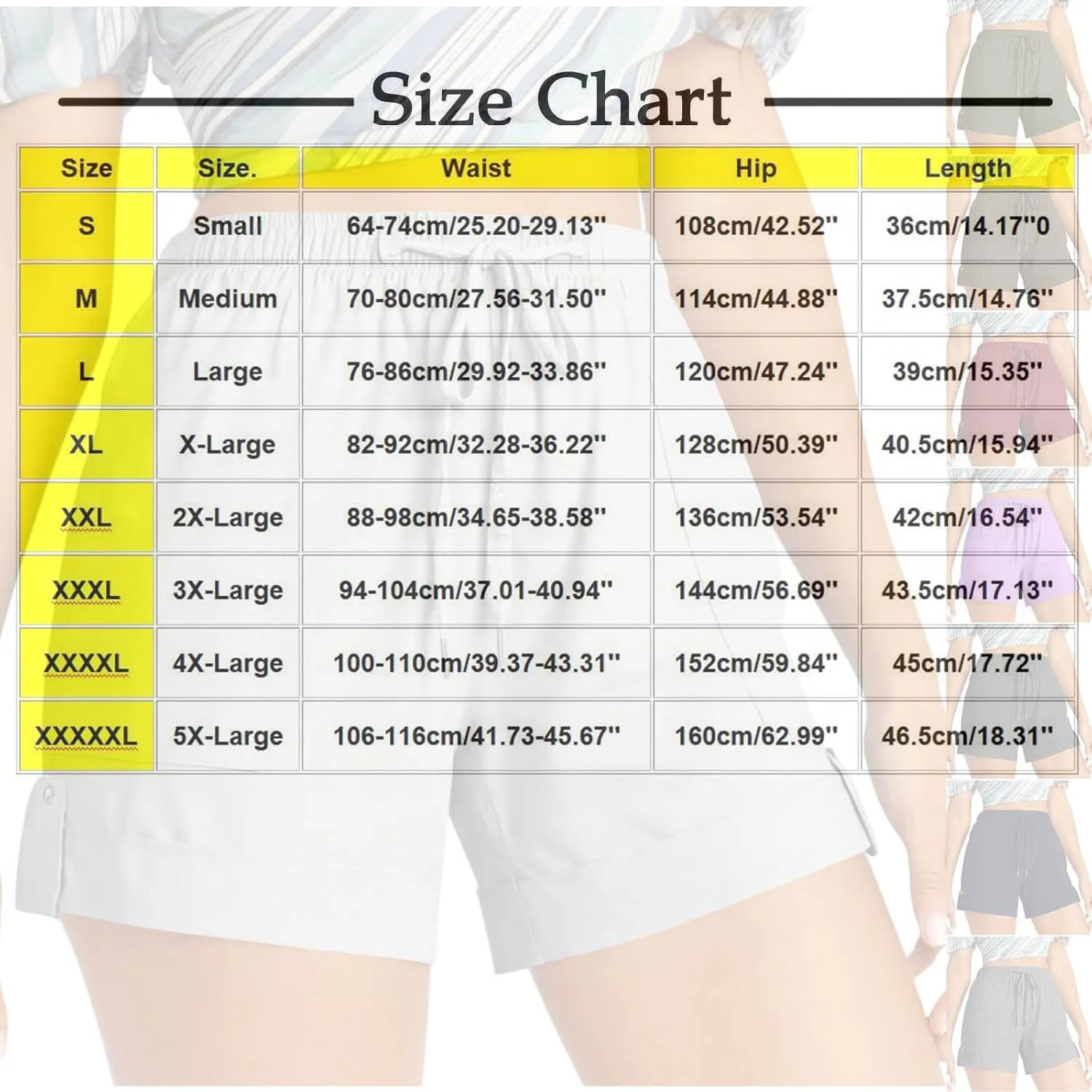 Summer Shorts for Women Plus Size Casual Elastic Waist Drawstring Short 5 Inch Inseam Beach Vacation Outfits
