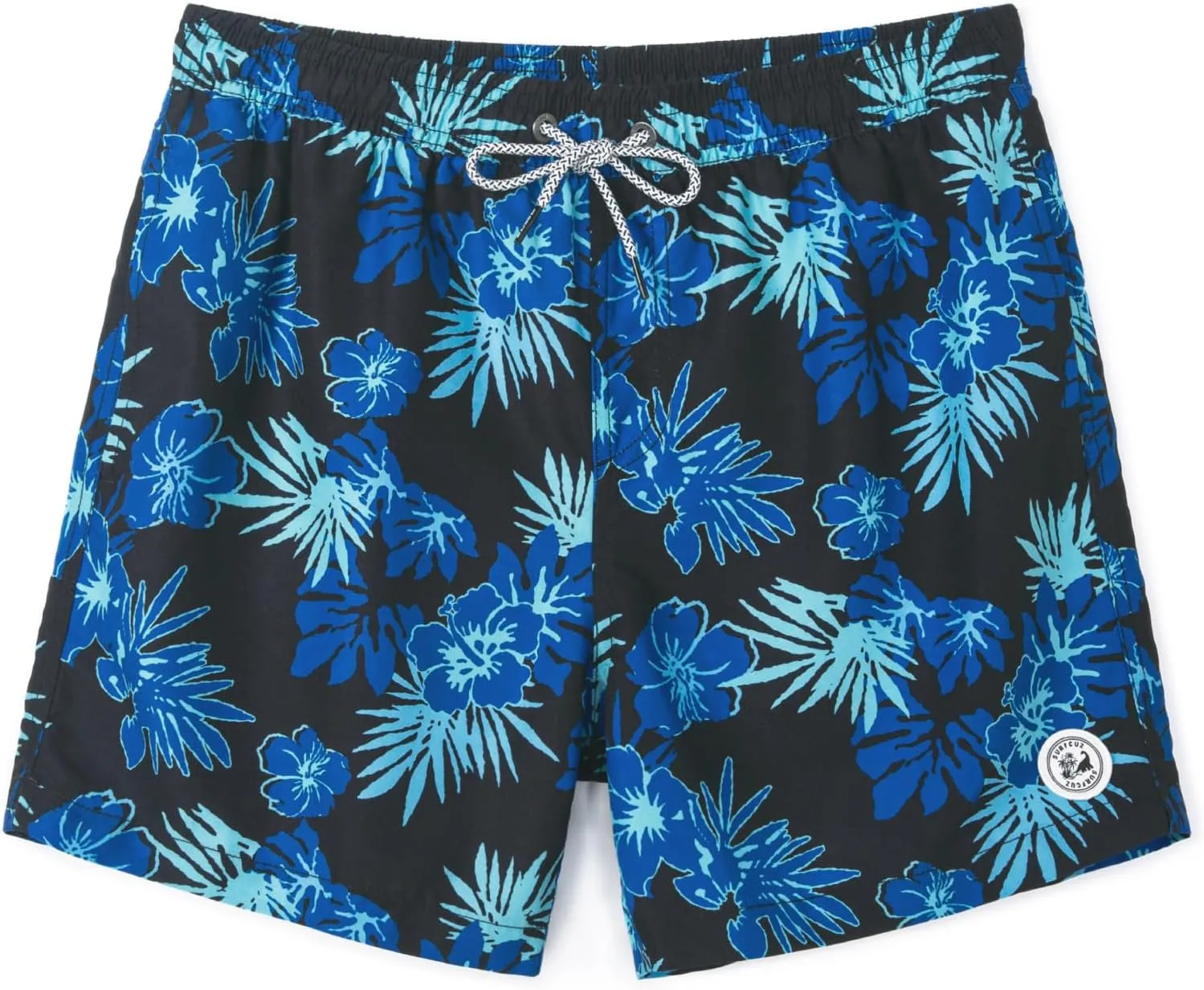 SURF CUZ Mens Swim Trunks 5 Inch Swim Shorts Quick Dry Bathing Suits for Men Beach Shorts Mesh Lining Swimming Trunks