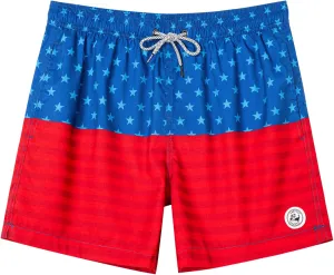 SURF CUZ Mens Swim Trunks 5 Inch Swim Shorts Quick Dry Bathing Suits for Men Beach Shorts Mesh Lining Swimming Trunks