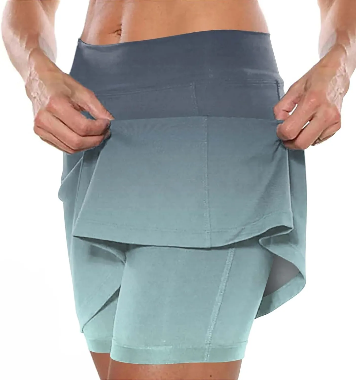 Tennis Skirts for Women Plus Size 3X Womens Long Athletic Shorts Loose fit Tennis Skirt Long Inseam