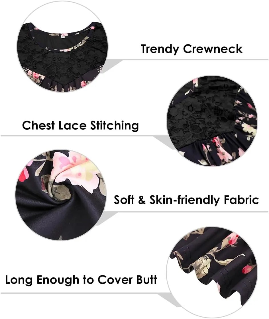 TIYOMI Plus Size Floral Tank Tops for Women Sleeveless Shirts Summer Tunic Tank Tops Flowy Camisoles XL-5XL