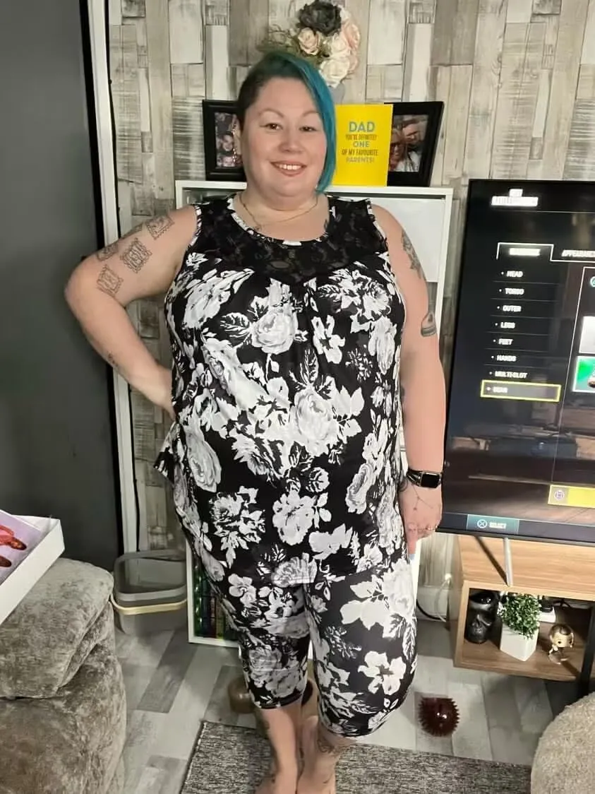 TIYOMI Plus Size Floral Tank Tops for Women Sleeveless Shirts Summer Tunic Tank Tops Flowy Camisoles XL-5XL
