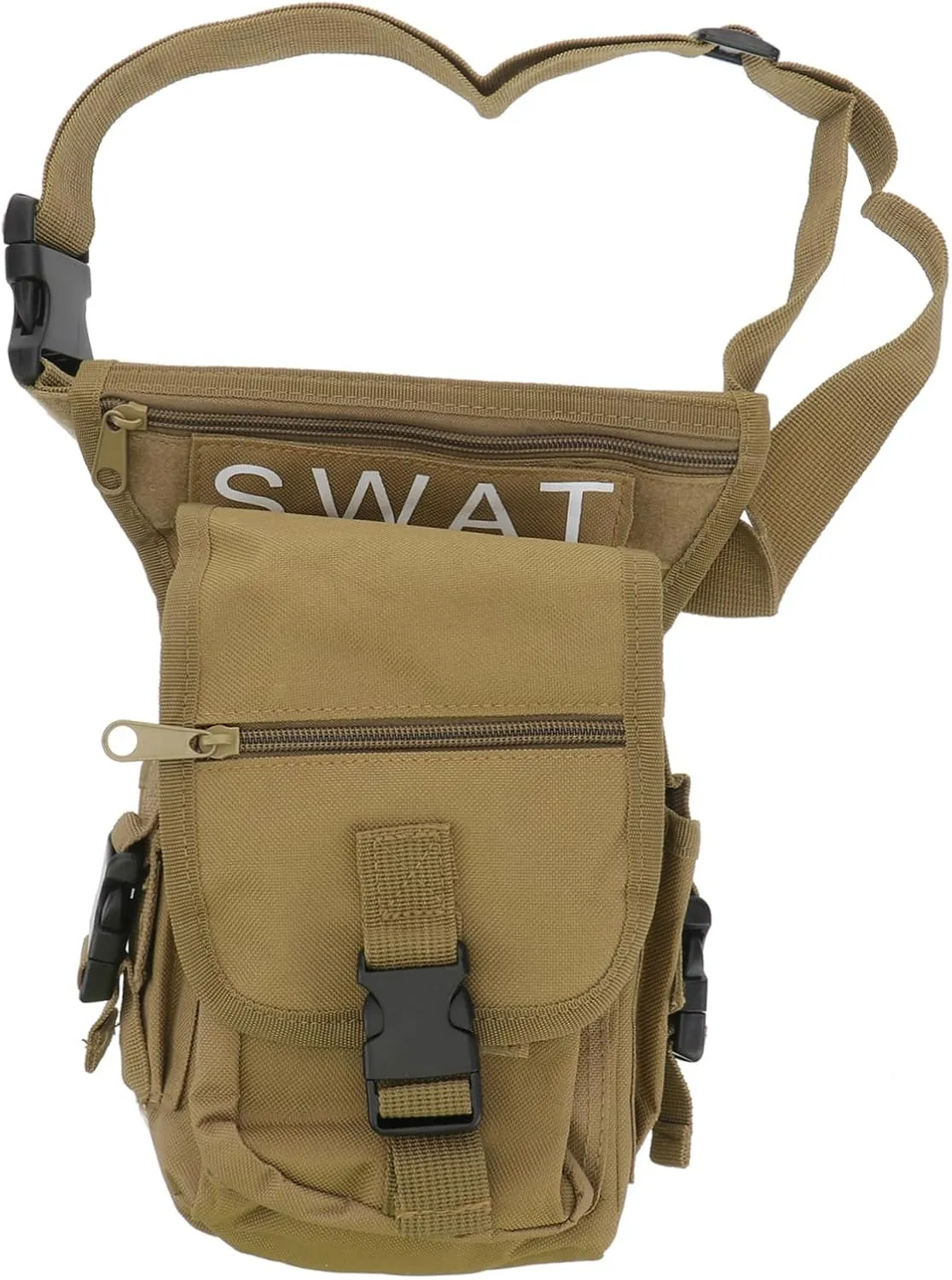 Totority Travel Essential Leg Bag for Hiking Compact Oxford Fabric Waist Pack Multi-use
