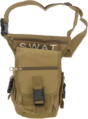 Totority Travel Essential Leg Bag for Hiking Compact Oxford Fabric Waist Pack Multi-use