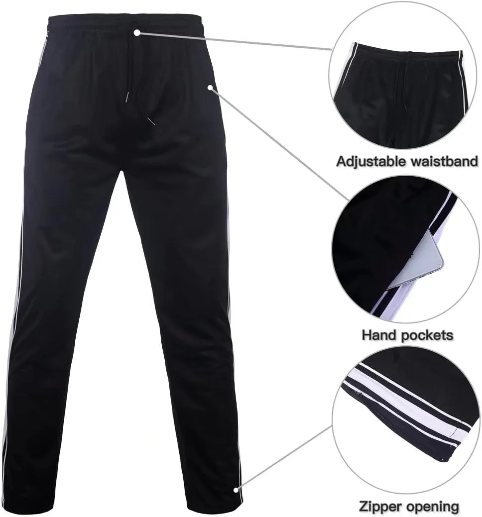 Tracksuit for men outfit 2 pieces classic side Striped jogging suit set active outwear