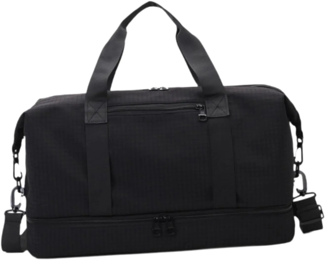 Travel Bag for Airlines And Gym Use Compact Duffel for Weekend Adventures, Black
