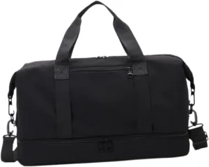 Travel Bag for Airlines And Gym Use Compact Duffel for Weekend Adventures, Black