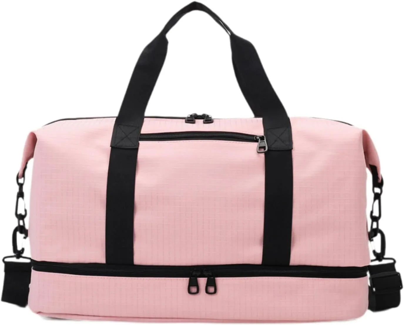 Travel Duffel Bag for Airlines And Gym Use Compact Tote for Weekend Getaways, Pink