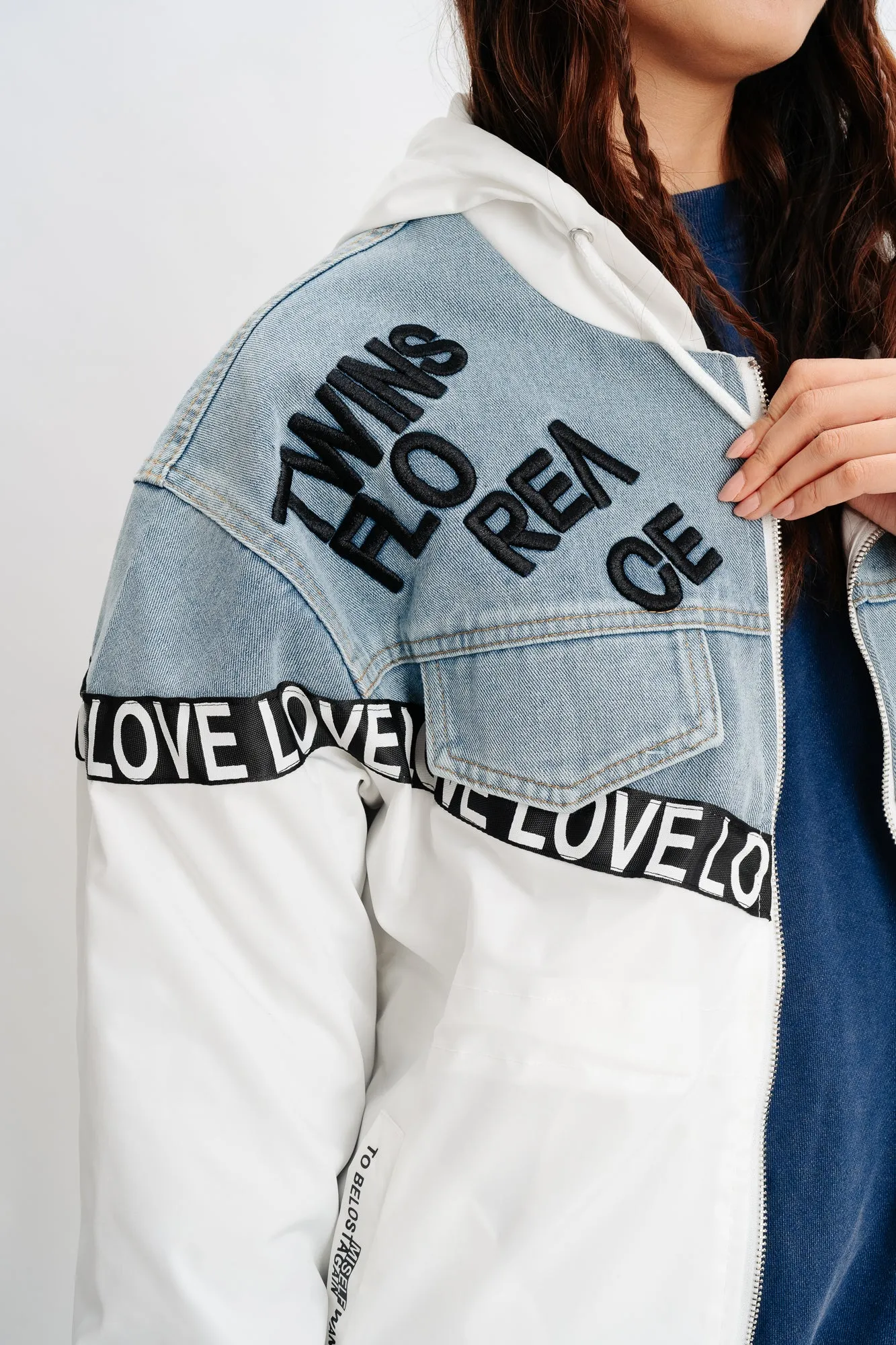 Two Tone Denim Jacket