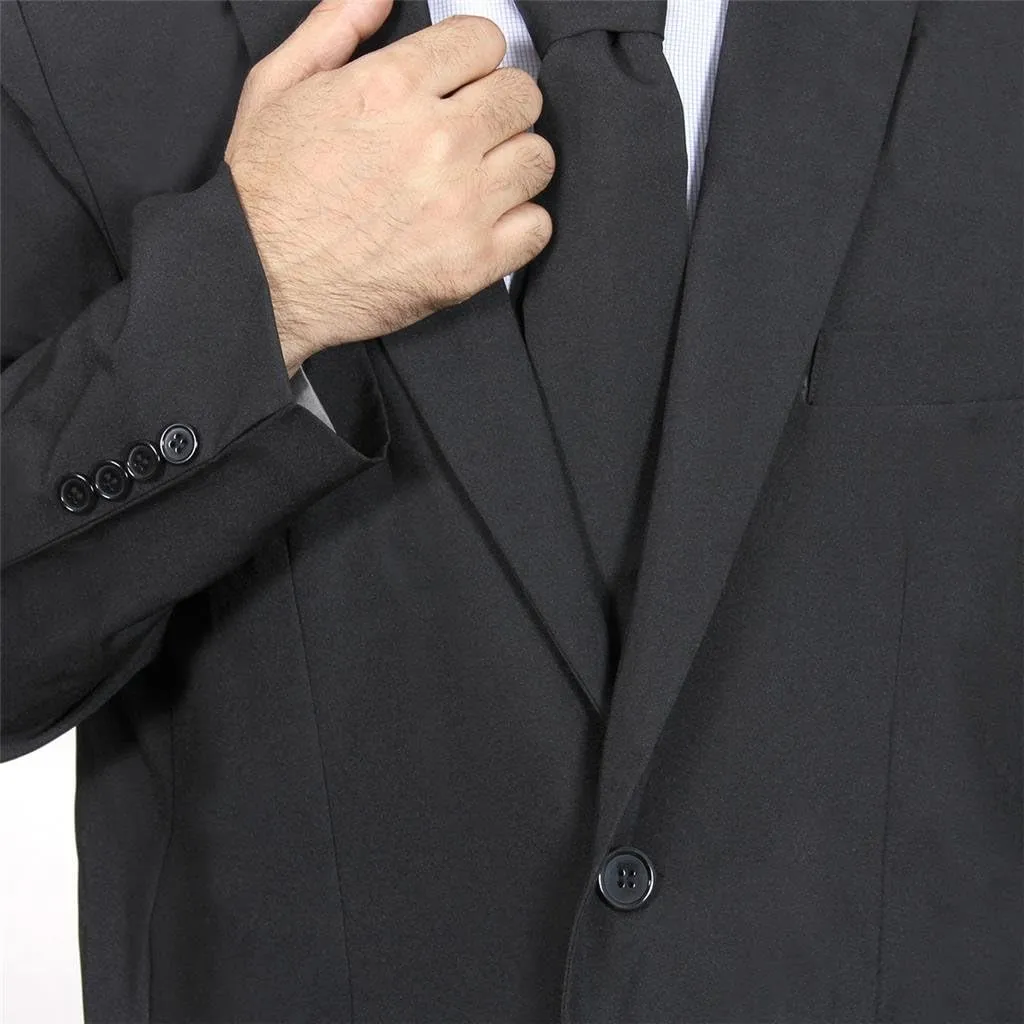 U LOOK UGLY TODAY Men's Party Suit Solid Color Prom Suit for Themed Party Events Clubbing Jacket with Tie Pants