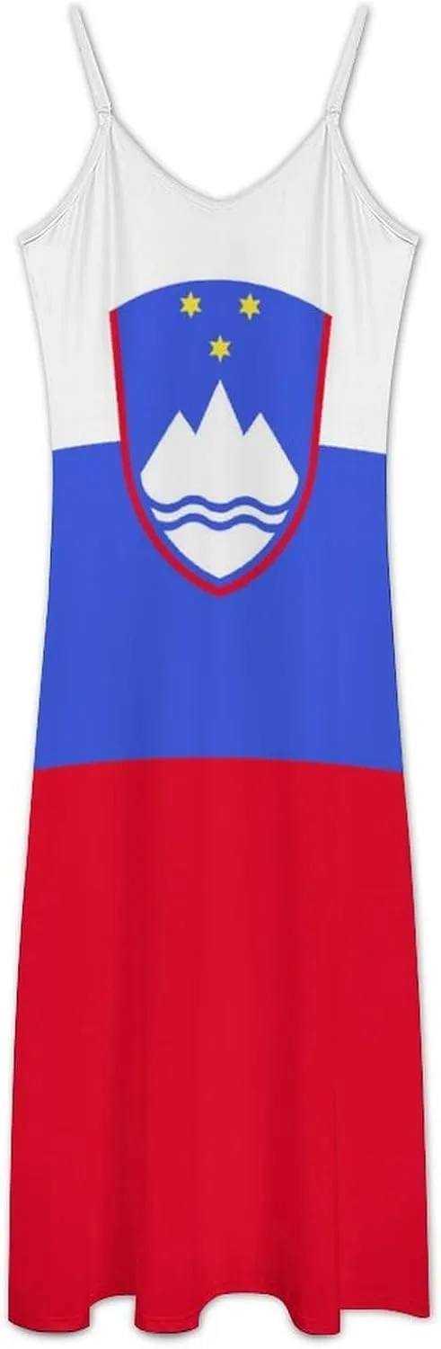Women's Dresses Tanzania Flag Print Casual Loose Beach Dresses