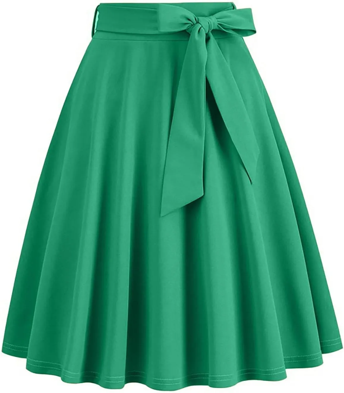 Women's High Waist A-Line Pockets Skirt Skater Flared Midi Skirt Vinage Skirt Coctail Party Short Skirts