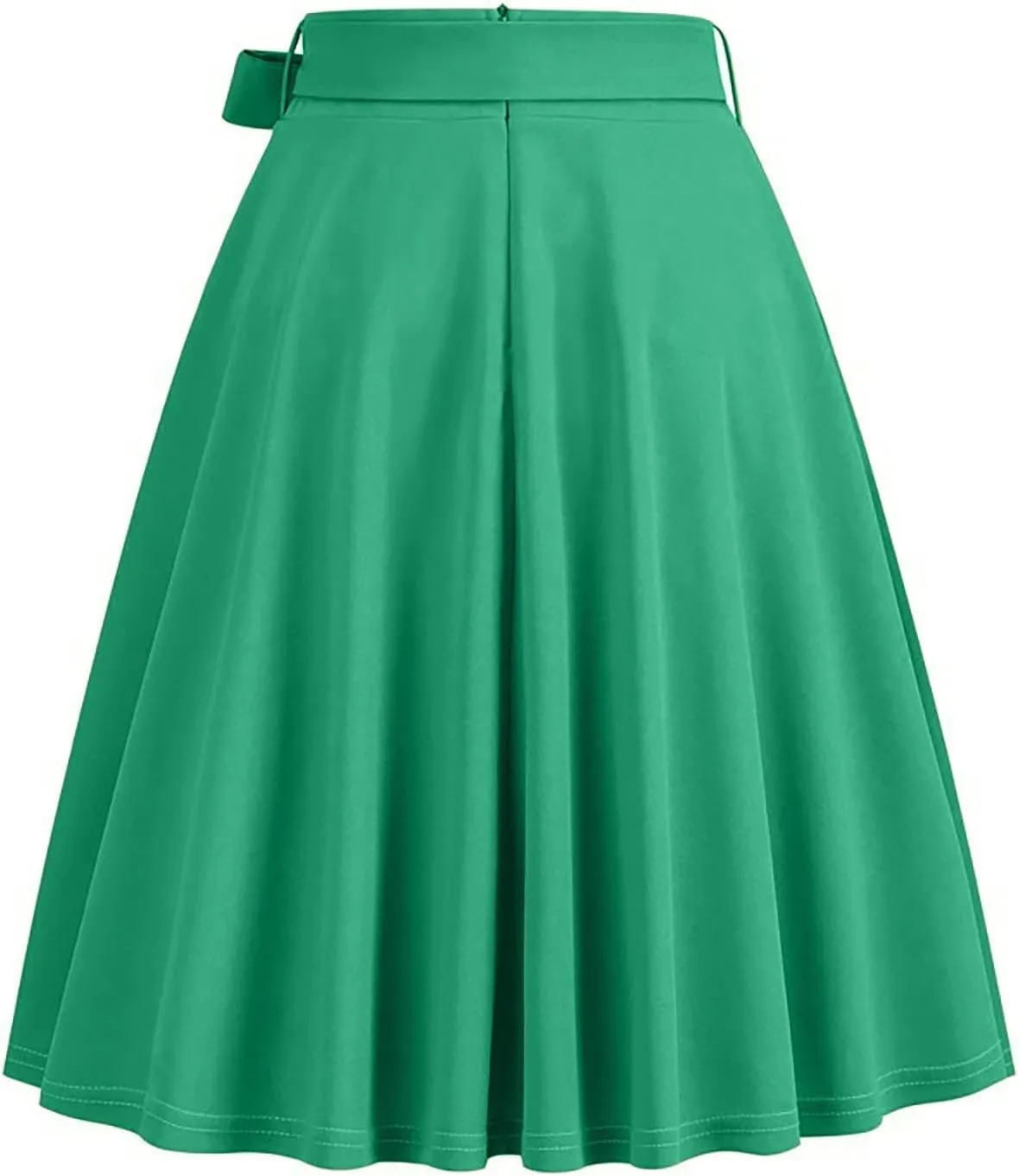 Women's High Waist A-Line Pockets Skirt Skater Flared Midi Skirt Vinage Skirt Coctail Party Short Skirts