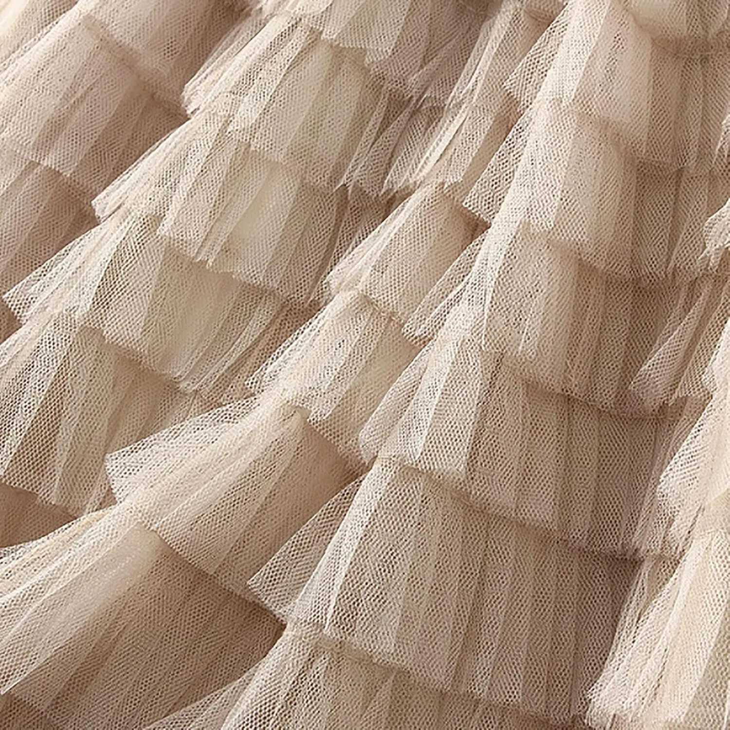Women's Long Maxi Tulle Skirts A Line Ruffle High Waisted Tiered Layered Mesh Tutu Skirt Petticoat Costumes