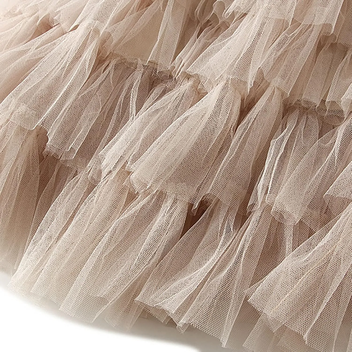 Women's Long Maxi Tulle Skirts A Line Ruffle High Waisted Tiered Layered Mesh Tutu Skirt Petticoat Costumes