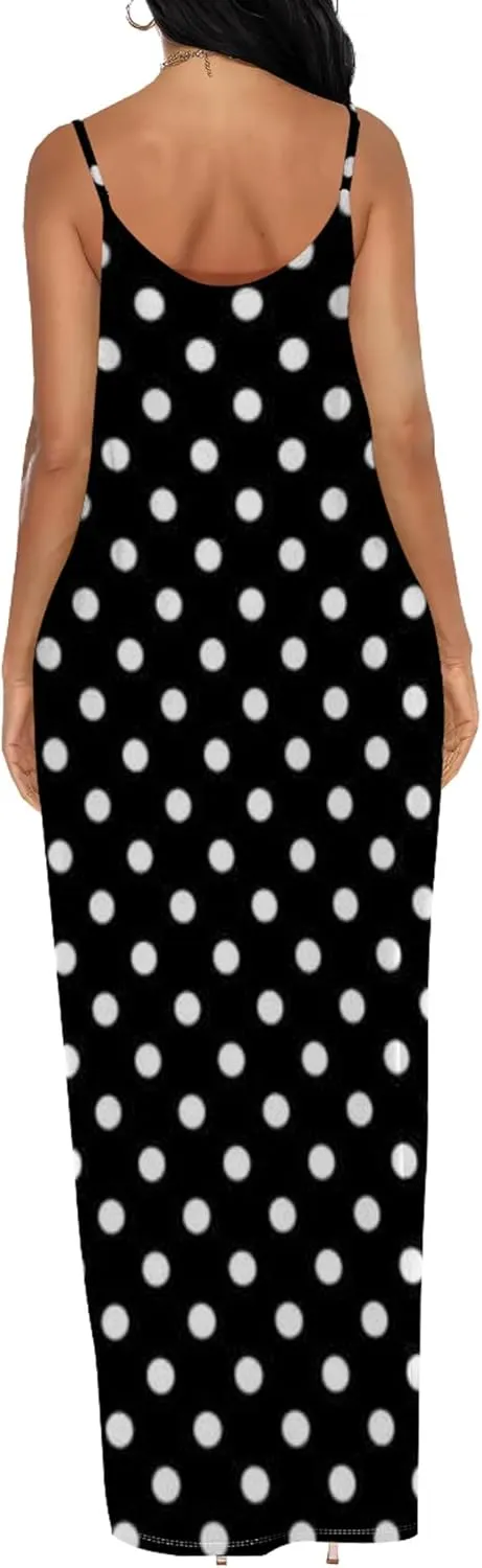 Women's Plus Size Purple Maxi Dress with Pockets