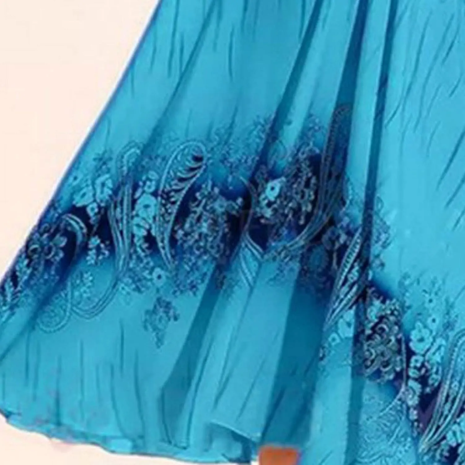 Women's Plus Size Sleeveless Summer Sundresses Swing Floral Swing Casual Midi Dress Beach Loose Flutter Sundress