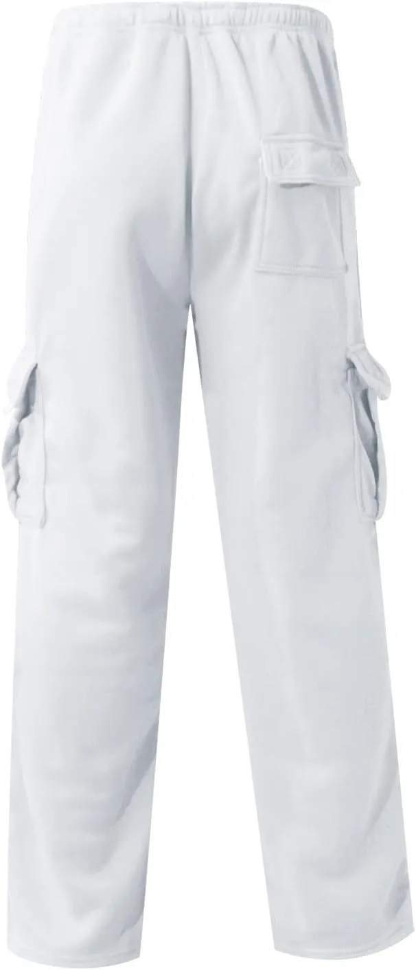 Ymosrh Mens Pants Relaxed Fit Overalls Drawstring Multi Pocket Casual Pants Hiking Cotton Twill Combat Pants Stretch